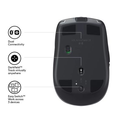 Vente Logitech MX Anywhere 2S Wireless Mobile Mouse Logitech au meilleur prix - visuel 6