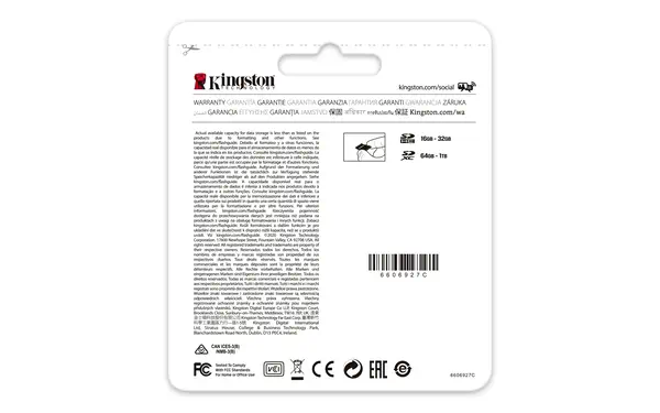 Carte microSDXC Canvas Go Plus 170R A2 U3 Kingston - visuel 1 - hello RSE - Prend en charge l'A2 App Performance Class