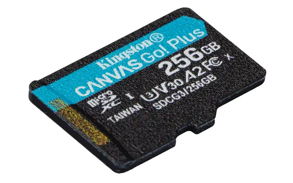 Carte microSDXC Canvas Go Plus 170R A2 U3 Kingston - visuel 1 - hello RSE - Vitesses inédites