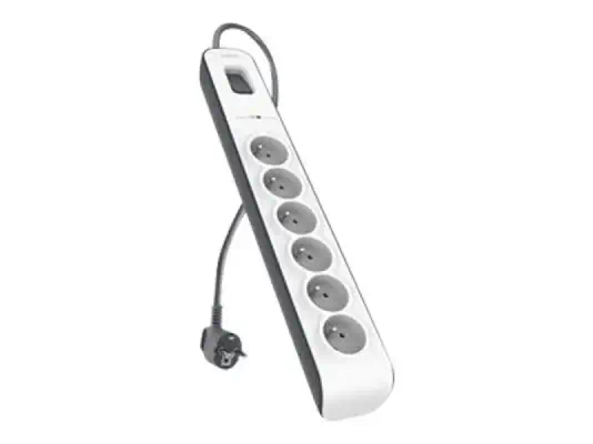 BELKIN Multiprise/Parafoudre 6 Prises Cordon 2m - Belkin - Accessoires Tablette - visuel 2
