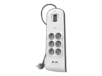 BELKIN Multiprise/Parafoudre 6 Prises 2 Ports USB meilleur prix