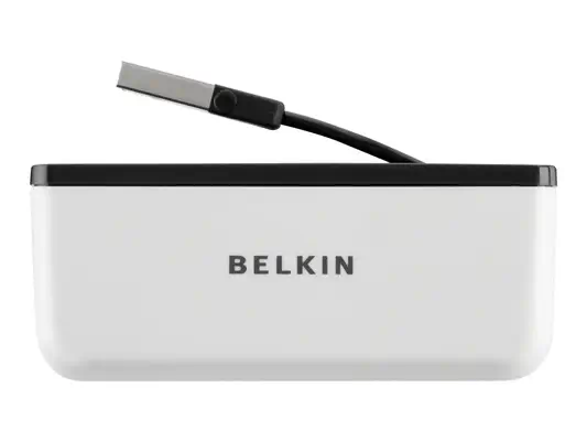 BELKIN Hub de Voyage 4 Ports USB 2.0 Noir - Belkin - Câble USB - visuel 3