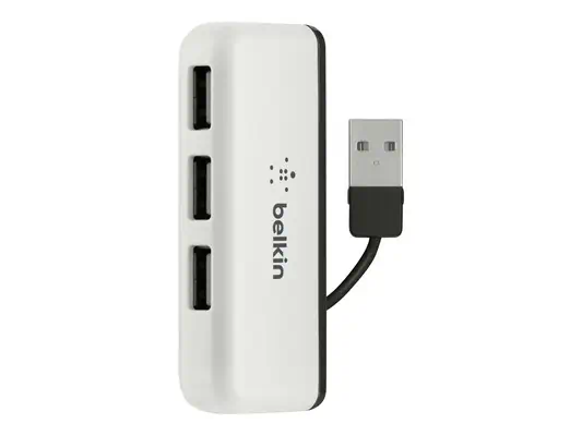 BELKIN Hub de Voyage 4 Ports USB 2.0 Noir - Belkin - Câble USB - visuel 2