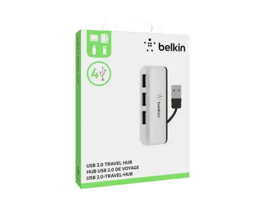 BELKIN Hub de Voyage 4 Ports USB 2.0 Noir - Belkin - Câble USB - visuel 5
