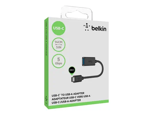 BELKIN Adaptateur USB-C 3.0 vers USB-A femelle - Belkin - Câble USB - visuel 2