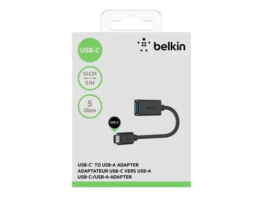 BELKIN Adaptateur USB-C 3.0 vers USB-A femelle - Belkin - Câble USB - visuel 3