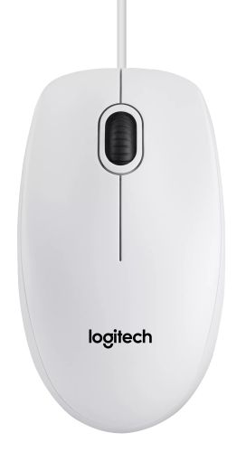 Revendeur officiel LOGITECH B100 Mouse right and left-handed optical 3 buttons