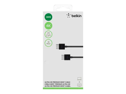 BELKIN Câble HDMI 2.0 Ultra HD 2m - Belkin - visuel 3