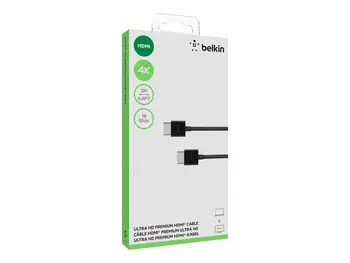 Livraison rapide Câble HDMI Belkin AV10168BT2M-BLK