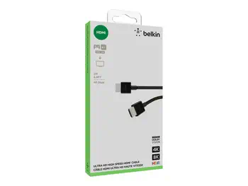 BELKIN Câble HDMI Ultra HD haute vitesse 2M avantages