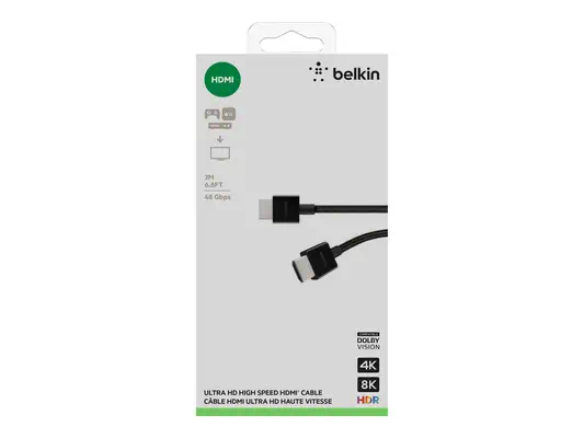 BELKIN Câble HDMI Ultra HD haute vitesse 2M - Belkin - visuel 2