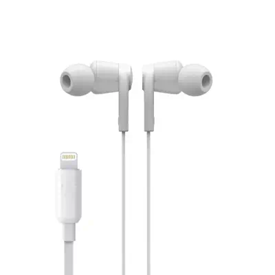 Belkin Rockstar Écouteurs Avec fil Ecouteurs Appels/Musique Blanc Belkin - visuel 1 - hello RSE - Tenue parfaite pour son parfait