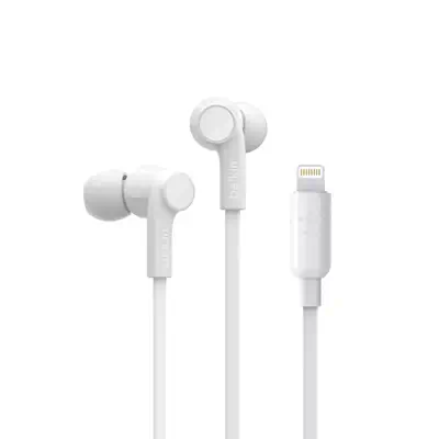 Belkin Rockstar Écouteurs Avec fil Ecouteurs Appels/Musique Blanc Belkin - visuel 1 - hello RSE - Confort d'écoute inégalable