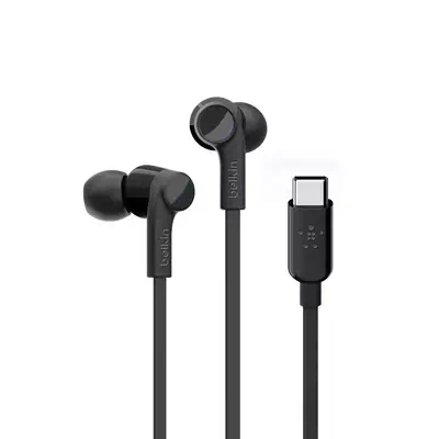 Belkin ROCKSTAR Écouteurs Avec fil Ecouteurs Appels/Musique USB Type-C Noir - Casque Micro - visuel 1