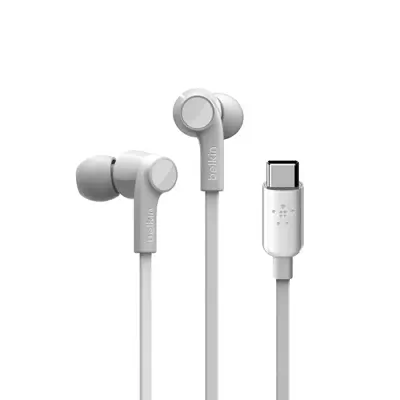 Belkin ROCKSTAR Écouteurs Avec fil Ecouteurs Appels/Musique USB Type-C Blanc - Casque Micro - visuel 1