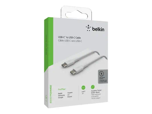 BELKIN Câble USB-C vers USB-C 2m blanc - Belkin - visuel 2