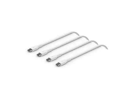 BELKIN Câble tressé USB-C USB-C 1m blanc - Belkin - Câble USB - visuel 9