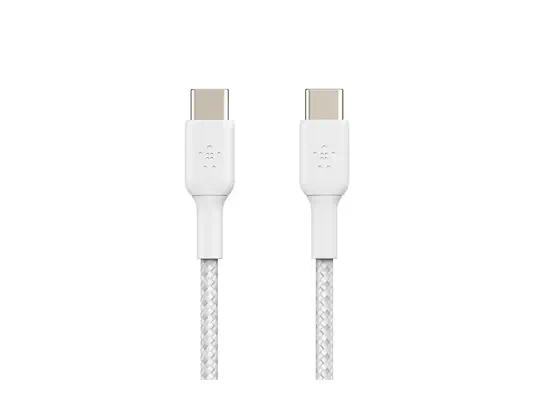 BELKIN Câble tressé USB-C USB-C 1m blanc - Belkin - Câble USB - visuel 4