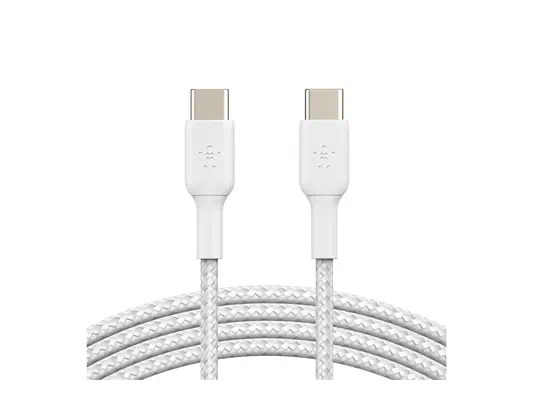 BELKIN Câble tressé USB-C USB-C 1m blanc - Belkin - Câble USB - visuel 8