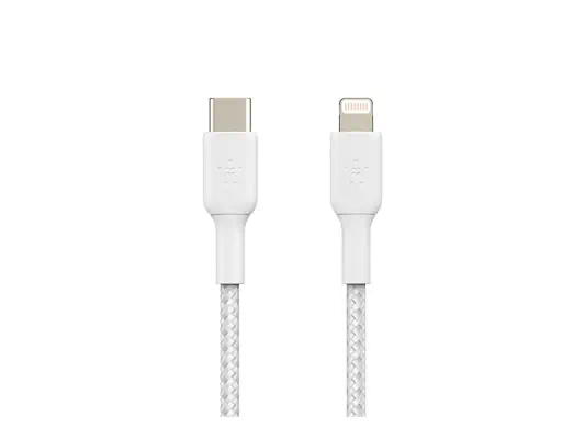 BELKIN Câble tressé Lightning USBC 2m - Belkin - Câble USB - visuel 3