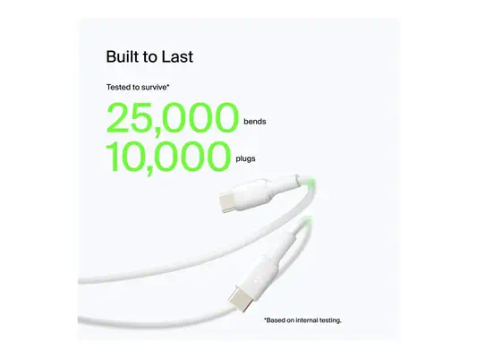 BELKIN Câble USBA vers USBC 0.15m blanc - Belkin - visuel 5