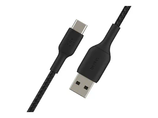 BELKIN Câble tressé USB-A USB-C 2m noir - Belkin - Câble USB - visuel 5