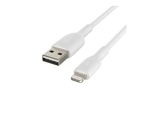 BELKIN Câble Lightning USB-A 0.15m blanc - Belkin - Câble USB - visuel 3