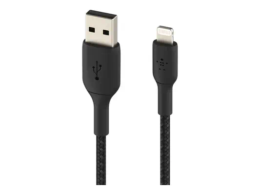 BELKIN Câble tressé Lightning USBA 3m - Belkin - Câble USB - visuel 3