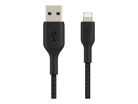 BELKIN Câble tressé Lightning USBA 3m - Belkin - Câble USB - visuel 1