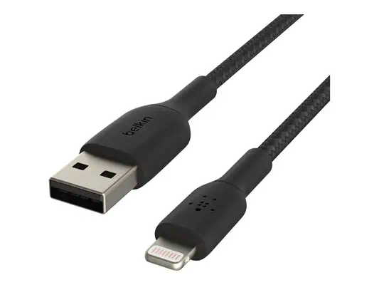 BELKIN Câble tressé Lightning USBA 3m - Belkin - Câble USB - visuel 2
