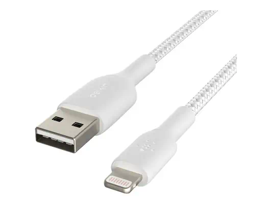 BELKIN Câble tressé Lightning USBA 3m - Belkin - Câble USB - visuel 2