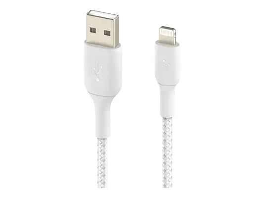 BELKIN Câble tressé Lightning USBA 3m - Belkin - Câble USB - visuel 1