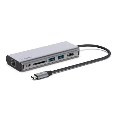 Belkin AVC008BTSGY station d'accueil USB 3.2 Gen 1 (3.1 Gen 1) Type-C Noir, Gris - Station d'accueil pour portable - visuel 1