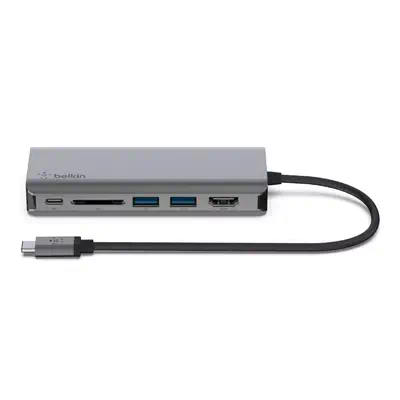 Belkin AVC008BTSGY station d'accueil USB 3.2 Gen 1 (3.1 Gen 1) Type-C Noir, Gris - Station d'accueil pour portable - visuel 2