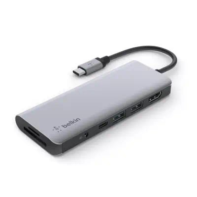 Belkin AVC009btSGY USB 3.2 Gen 1 (3.1 Gen 1) Type-C Argent - Station d'accueil pour portable - visuel 2
