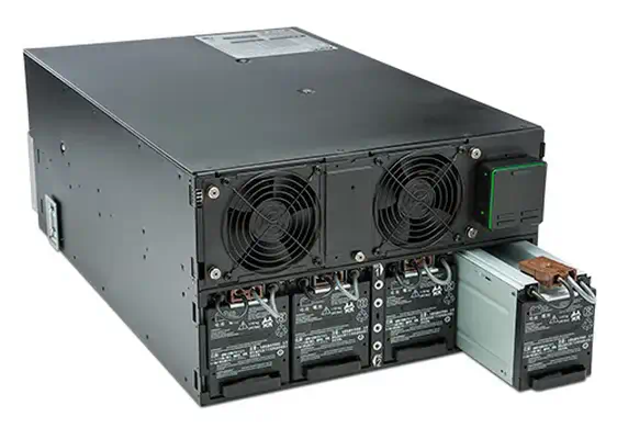 APC Smart-UPS On-Line SRT10KRMXLI - 10 kW/VA, 6x C13 + 4x C19 + sortie monophasée câblée, montable e - Onduleur - visuel 8