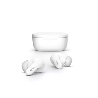 Belkin SOUNDFORM Flow Casque Sans fil Ecouteurs Appels/Musique Belkin - visuel 1 - hello RSE - Grande autonomie de batterie
