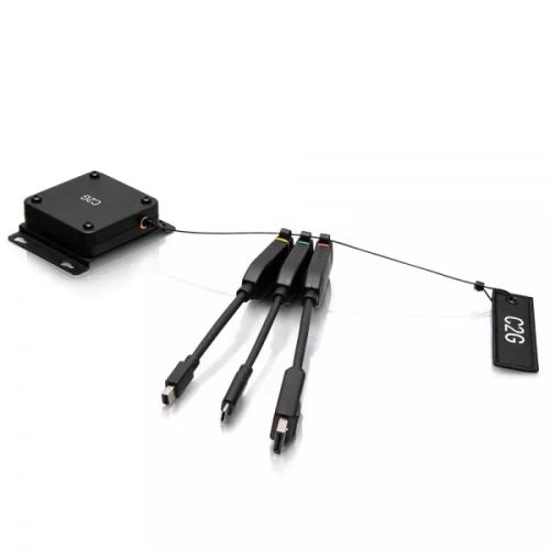 Achat Câble HDMI C2G Boucle d’adaptateurs dongle 4K HDMI® à boîtier universel rétractable avec Mini DisplayPort™, DisplayPort et USB-C® à code couleur sur hello RSE