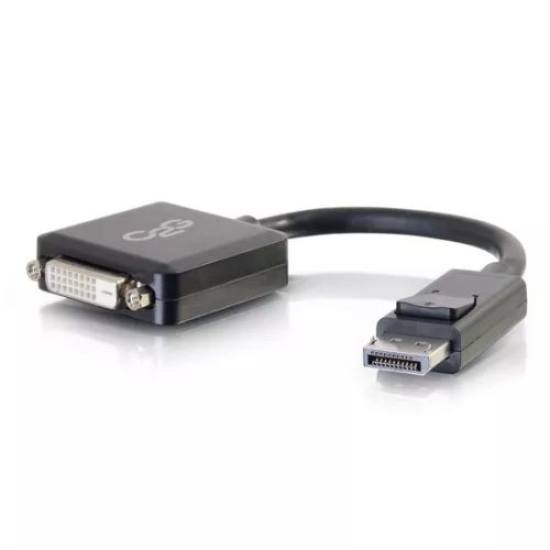 Vente Câble pour Affichage C2G Adaptateur DisplayPort™ 8 pouces mâle vers DVI-D Single