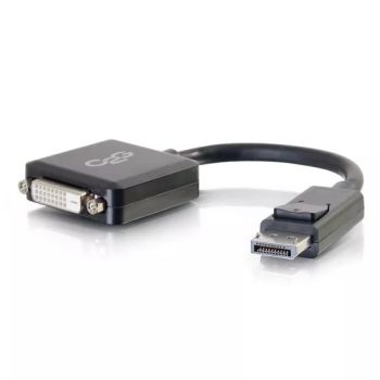Achat C2G Adaptateur DisplayPort™ 8 pouces mâle vers DVI-D Single Link femelle - Noir - 0757120543213