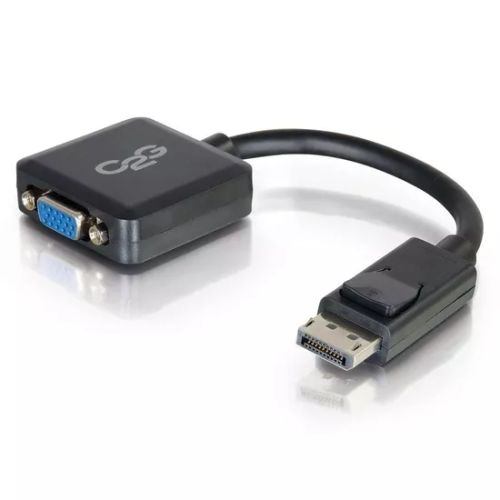 Achat Câble pour Affichage C2G 20 cm Convertisseur adaptateur DisplayPort™ mâle vers VGA femelle actif - Noir