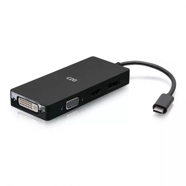 Vente Station d'accueil pour portable C2G Adaptateur multiport USB-C, adaptateur vidéo 4 en 1 sur hello RSE