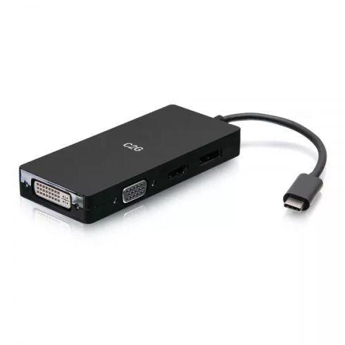 Revendeur officiel C2G Adaptateur multiport USB-C, adaptateur vidéo 4 en 1