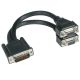 Achat C2G LFH-59 Male to 2 VGA Female Cable sur hello RSE - visuel 1