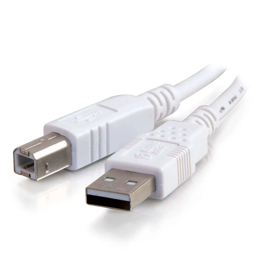 Achat C2G Câble USB 2.0 A/B de 2 M - Blanc sur hello RSE