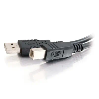 C2G Câble USB 2.0 A/B de 2 M - Noir - visuel 4