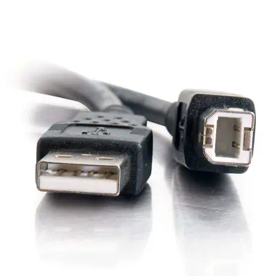 C2G Câble USB 2.0 A/B de 2 M - Noir - visuel 3