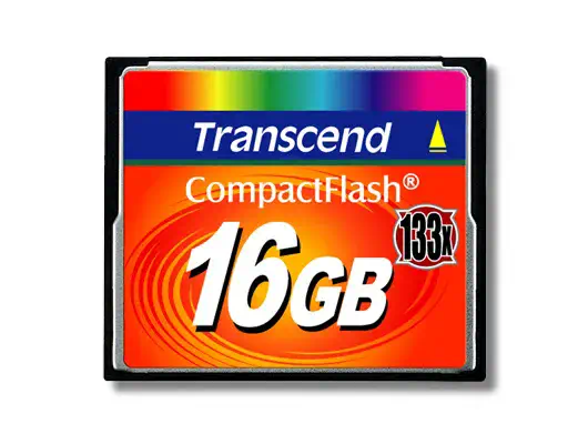 TRANSCEND CompactFlash 16Go Card MLC - Transcend - Carte Mémoire - visuel 1