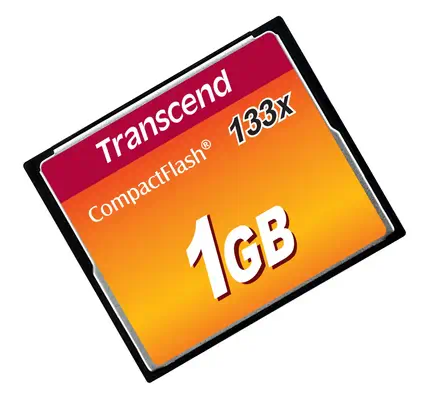 Transcend 1 GB CF 133x 1 Go CompactFlash MLC - Carte Mémoire - visuel 4