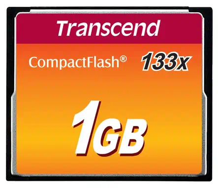 Transcend 1 GB CF 133x 1 Go CompactFlash MLC - Carte Mémoire - visuel 1
